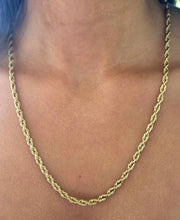 Load image into Gallery viewer, 22” Stainless Steel Plated Rope chain