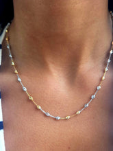 Load image into Gallery viewer, Tri Color Necklace, Sterling Silver