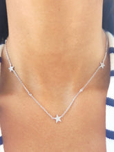 Load image into Gallery viewer, Star CZ Layering Necklace - Sterling silver