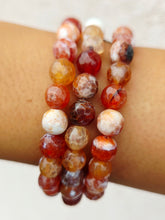 Load image into Gallery viewer, Mystic Orange Fire Agate Stacker - TJazelle
