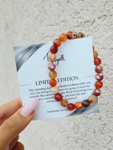 Load image into Gallery viewer, Mystic Orange Fire Agate Stacker - TJazelle