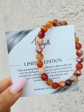 Load image into Gallery viewer, Mystic Orange Fire Agate Stacker - TJazelle