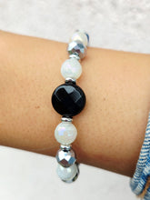 Load image into Gallery viewer, Onyx on Luminous &amp; Moonstone Limited Edition Bracelet - Marie's 2026 TJazelle Exclusive