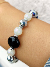 Load image into Gallery viewer, Onyx on Luminous &amp; Moonstone Limited Edition Bracelet - Marie's 2026 TJazelle Exclusive