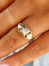 Load image into Gallery viewer, Diamond Band Estate Ring - 14K Yellow Gold - Estate