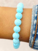 Load image into Gallery viewer, "Wisdom" Blue Turquoise Stacker - TJazelle