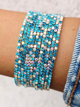 Load image into Gallery viewer, Teal Rhinestone Bracelet