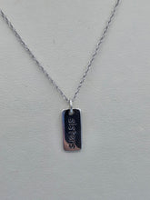Load image into Gallery viewer, Sisters Mini Bar Necklace - Sterling Silver
