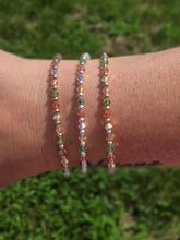 Load image into Gallery viewer, "Wildflower Sparkle" Crystal Bracelet - Amanda Style - Our Whole Heart