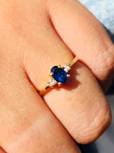 Load image into Gallery viewer, Sapphire Ring - 14K Yellow Gold - Estate Piece