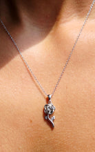 Load image into Gallery viewer, Rose Flower Necklace - Sterling Silver