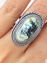 Load image into Gallery viewer, New Lander Turquoise Ring - Sterling Silver - Estate