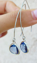 Load image into Gallery viewer, Cornflower   - Gemstone Threader Earring