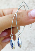 Load image into Gallery viewer, Cornflower   - Gemstone Threader Earring