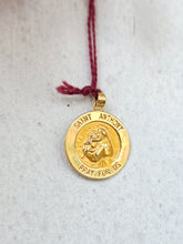 Load image into Gallery viewer, Saint Anthony Medal - 14K Yellow Gold Estate