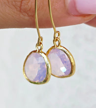Load image into Gallery viewer, Violet Opal - Gemstone Threader Earring