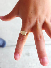 Load image into Gallery viewer, Children’s Signet Ring - 10K Yellow Gold