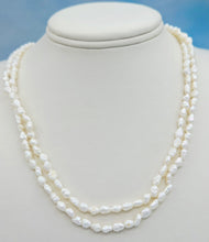 Load image into Gallery viewer, 16" Double Strand Freshwater Pearls