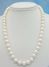 Load image into Gallery viewer, 16" Strand of Pearls Necklace - White Gold