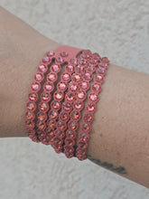 Load image into Gallery viewer, Coral Swarovski Power Collection Wrap Bracelet