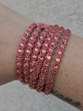 Load image into Gallery viewer, Coral Swarovski Power Collection Wrap Bracelet