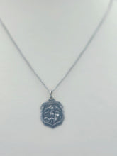 Load image into Gallery viewer, Saint Michael Badge Medal Necklace- Sterling Silver