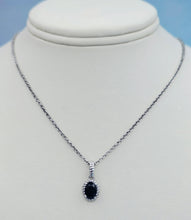 Load image into Gallery viewer, Onyx Sterling Silver Necklace