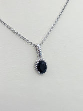 Load image into Gallery viewer, Onyx Sterling Silver Necklace