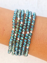Load image into Gallery viewer, Deep Sea AB with Silver Accents - Crystal Stacker