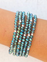 Load image into Gallery viewer, Deep Sea AB with Silver Accents - Crystal Stacker