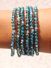 Load image into Gallery viewer, Deep Sea AB with Silver Accents - Crystal Stacker