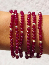 Load image into Gallery viewer, Maroon with Gold Accents - Crystal Stacker