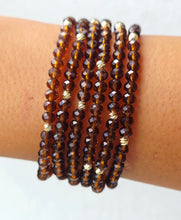 Load image into Gallery viewer, Root Beer with Gold Accents - Crystal Stacker
