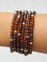 Load image into Gallery viewer, Root Beer with Gold Accents - Crystal Stacker