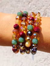 Load image into Gallery viewer, Mixed Autumn Crystal Stacker - Elena Michele