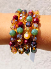 Load image into Gallery viewer, Mixed Autumn Crystal Stacker - Elena Michele
