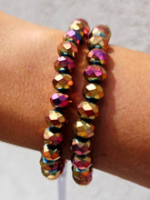 Load image into Gallery viewer, Autumn Sparkle Crystal Stacker Beaded Bracelet - Elena Michele