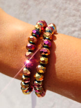 Load image into Gallery viewer, Autumn Sparkle Crystal Stacker Beaded Bracelet - Elena Michele