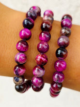 Load image into Gallery viewer, Pink Tigers Eye Stacker Bracelet - TJazelle