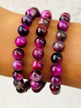 Load image into Gallery viewer, Pink Tigers Eye Stacker Bracelet - TJazelle