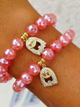 Load image into Gallery viewer, Silly Ghost on Mystic Watermelon Rose Quartz Beaded Bracelet - Elena Michele
