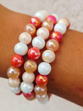 Load image into Gallery viewer, Sunset Harvest Glass Stacker- Elena Michele