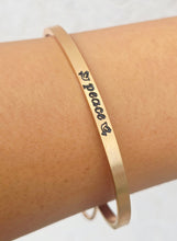 Load image into Gallery viewer, Peace with Doves, Rode Gold- Intuitions Bangle