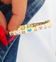 Load image into Gallery viewer, Baby &amp; Child's Enamel Bangle Bracelet