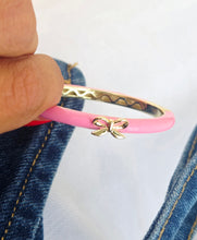 Load image into Gallery viewer, Bow Baby Enamel Bangle Bracelet