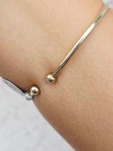 Load image into Gallery viewer, Feather - Gold Tone Cuff Bangle
