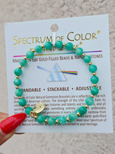 Load image into Gallery viewer, Seafoam Quartz Gold-Filled Bead Wrap - By Wind &amp; Fire