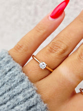 Load image into Gallery viewer, Diamond Ring - 14K Rose Gold
