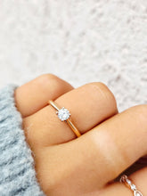 Load image into Gallery viewer, Diamond Ring - 14K Rose Gold