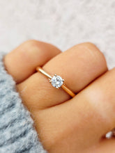 Load image into Gallery viewer, Diamond Ring - 14K Rose Gold